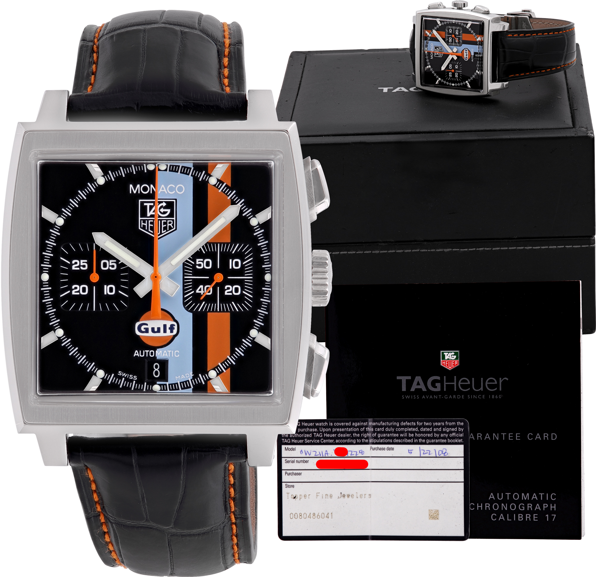 Tag Heuer Monaco 38mm CW211A W530730 \_p