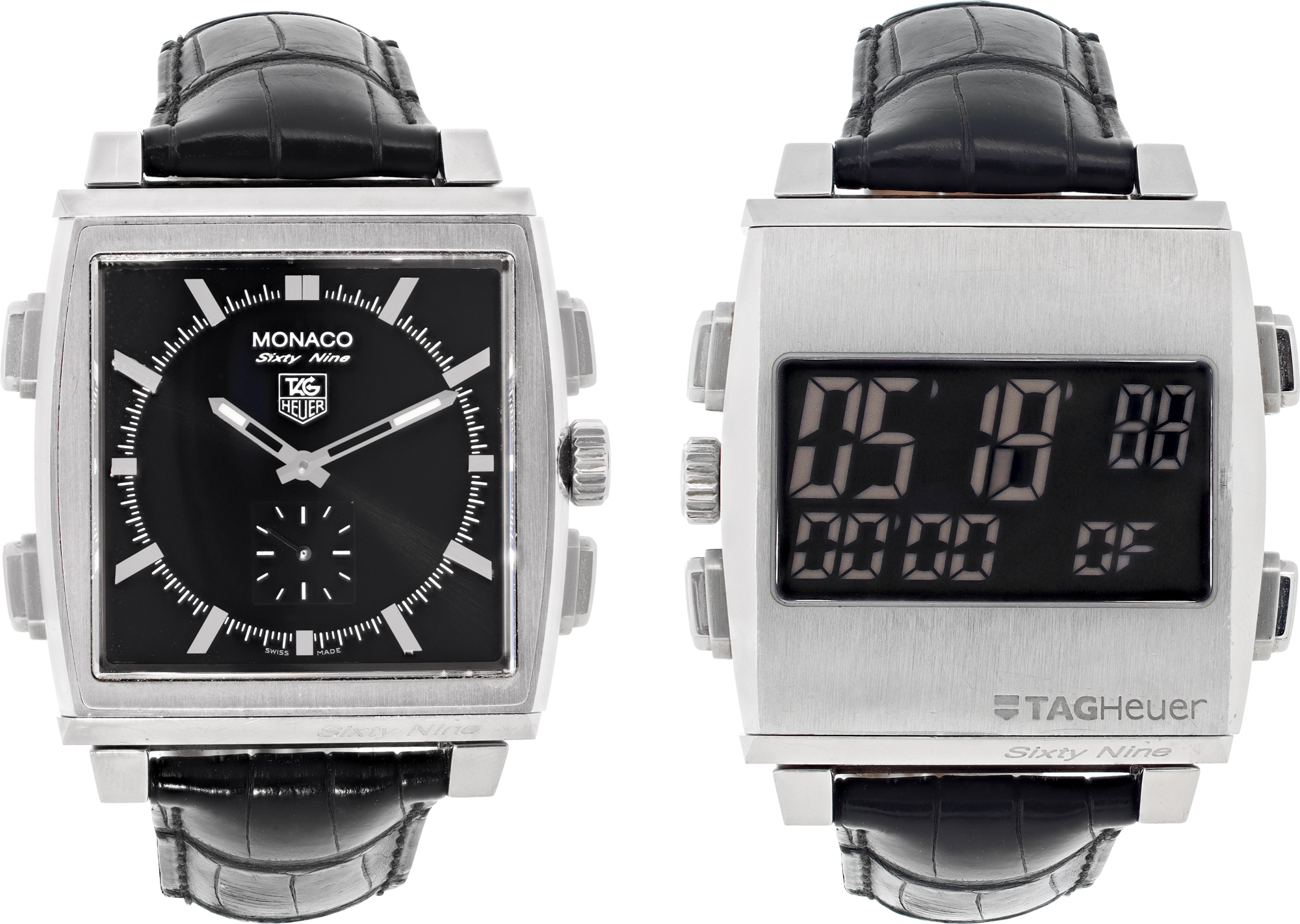 Pre-owned Tag Heuer Monaco CW9110-0 Stainless Steel mm | Gray & Sons