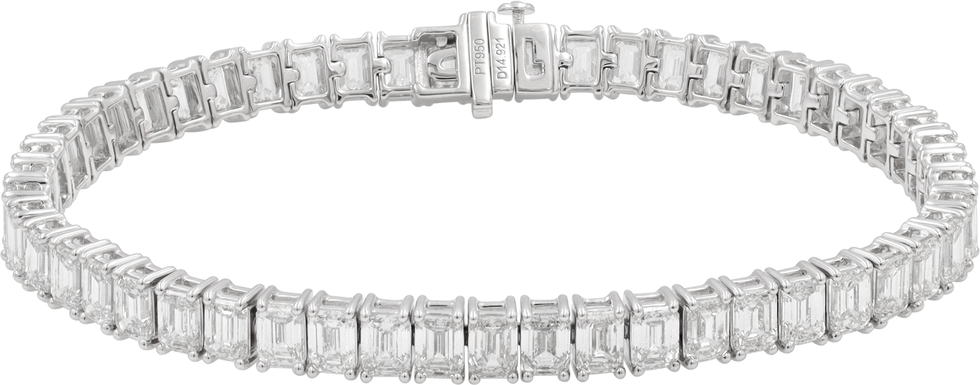 Tennis Bracelet with diamonds in platinum S522104