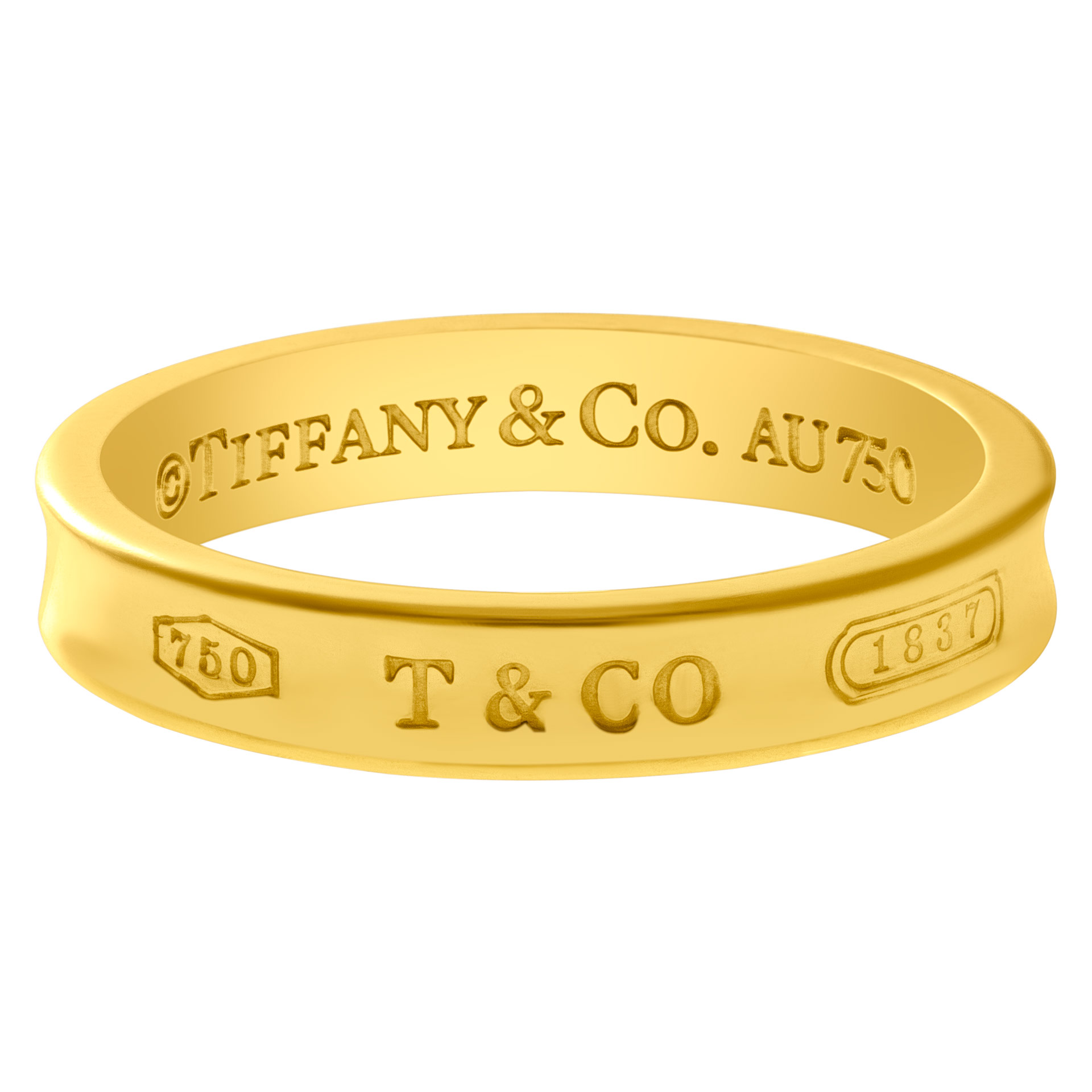 Tiffany & Co. 1837 narrow band in 18k | Gray & Sons Jewelers