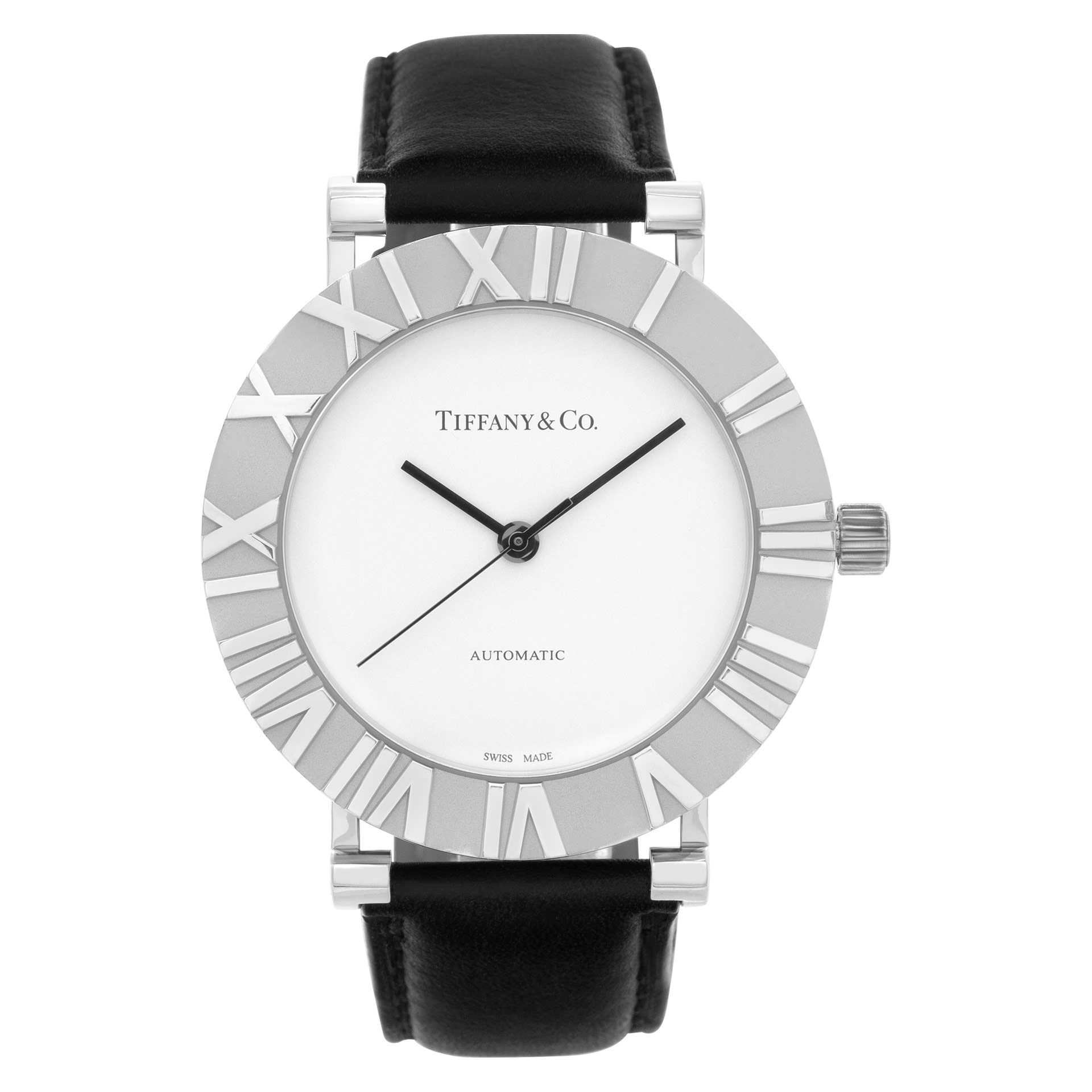 【新品、本物、当店在庫だから安心】 & Tiffany Preowned Co. 39mm dial Silver Watch Silver Atlas 時計