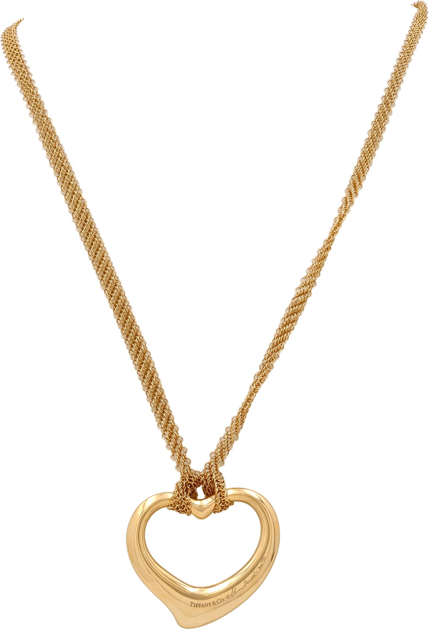 Tiffany & Co. Elsa Peretti link necklace with heart Tiffany & Co. Elsa Peretti link necklace with heart