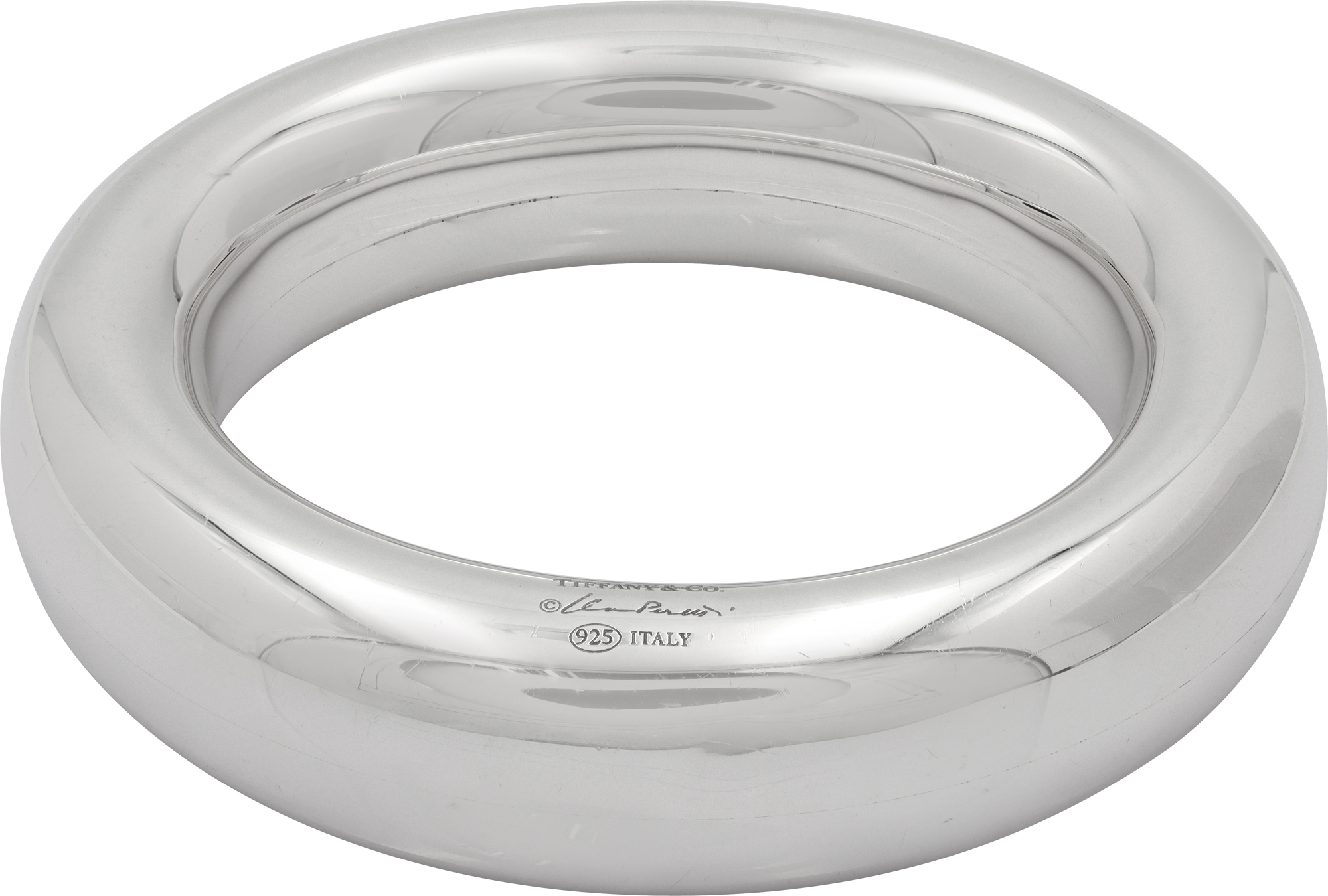 Tiffany & Co. Elsa Peretti sterling silver doughnut bangle