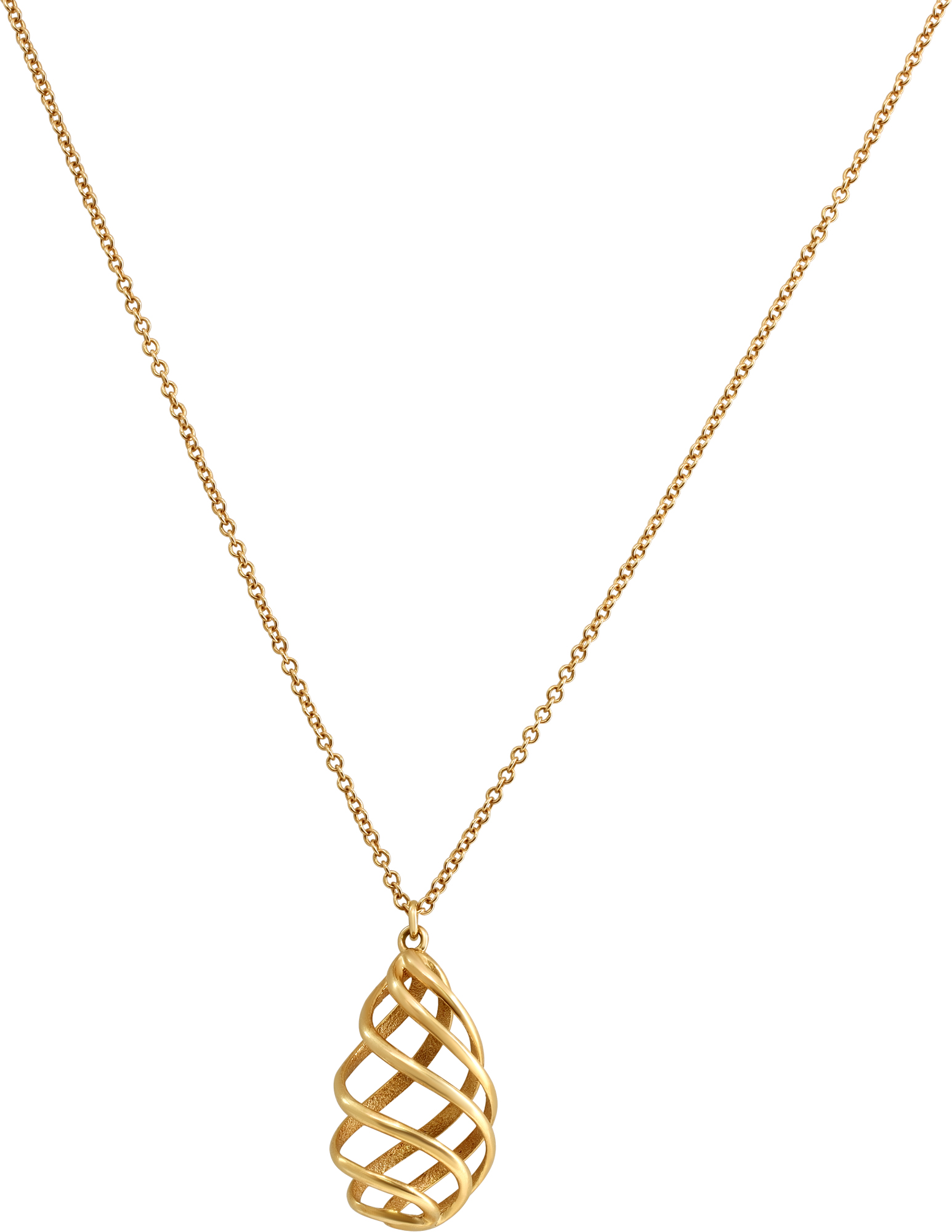 Tiffany & Co. Paloma Picasso Collction Venezia Luce pendant necklace 18k yellow gold N518338