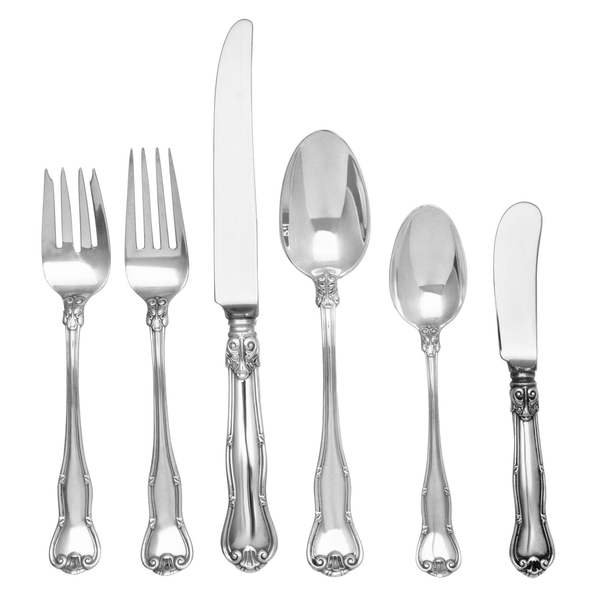 Tiffany & Co. Provence Sterling Sliver Flatware Set Tiffany & Co. Provence Sterling Sliver Flatware Set