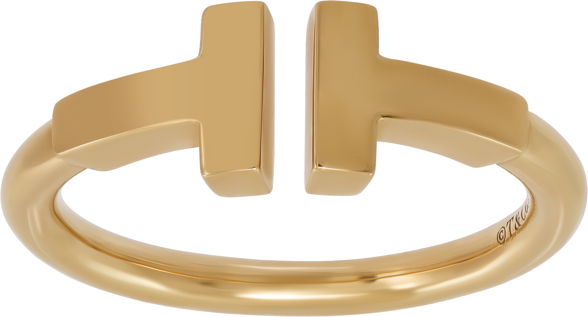 Tiffany & Co. T wire ring in 18k yellow gold