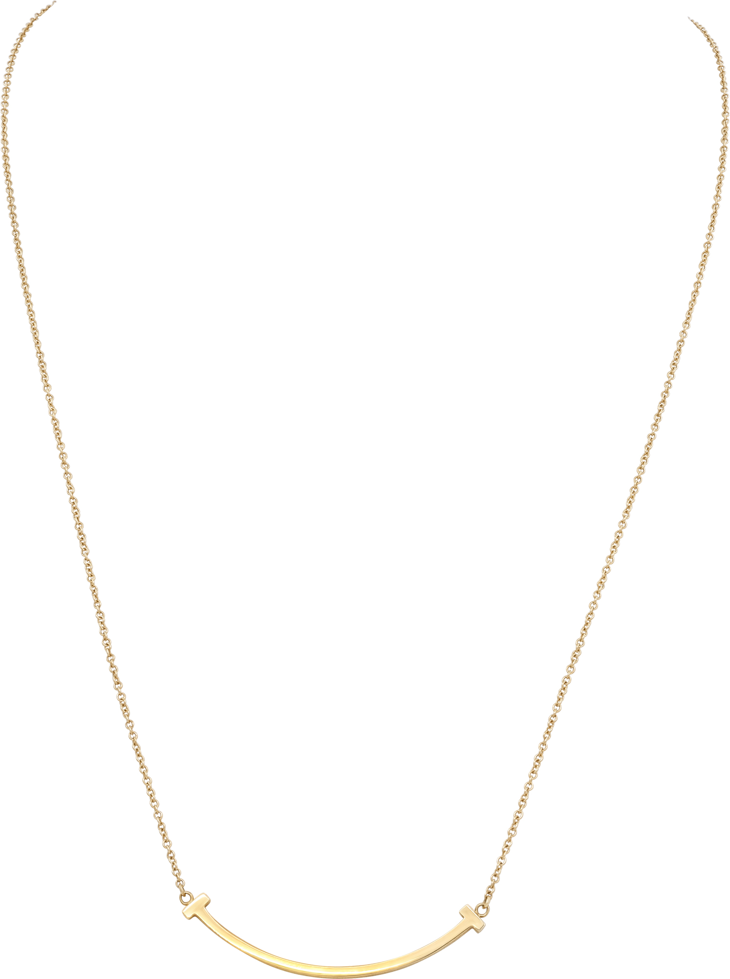 Tiffany & Co. T smile necklace