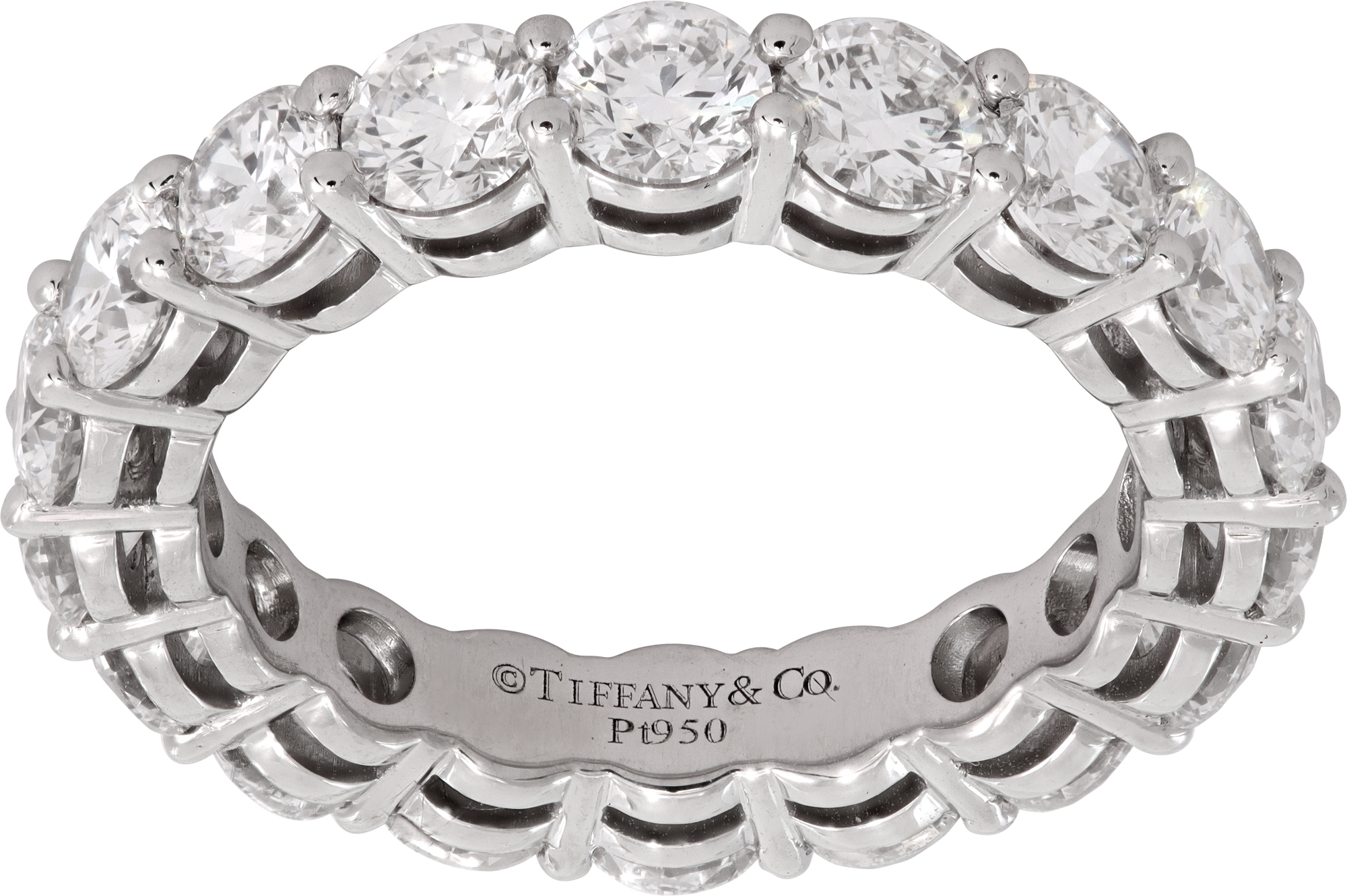 Tiffany Forever Eternity Band Ring in platinum S521795