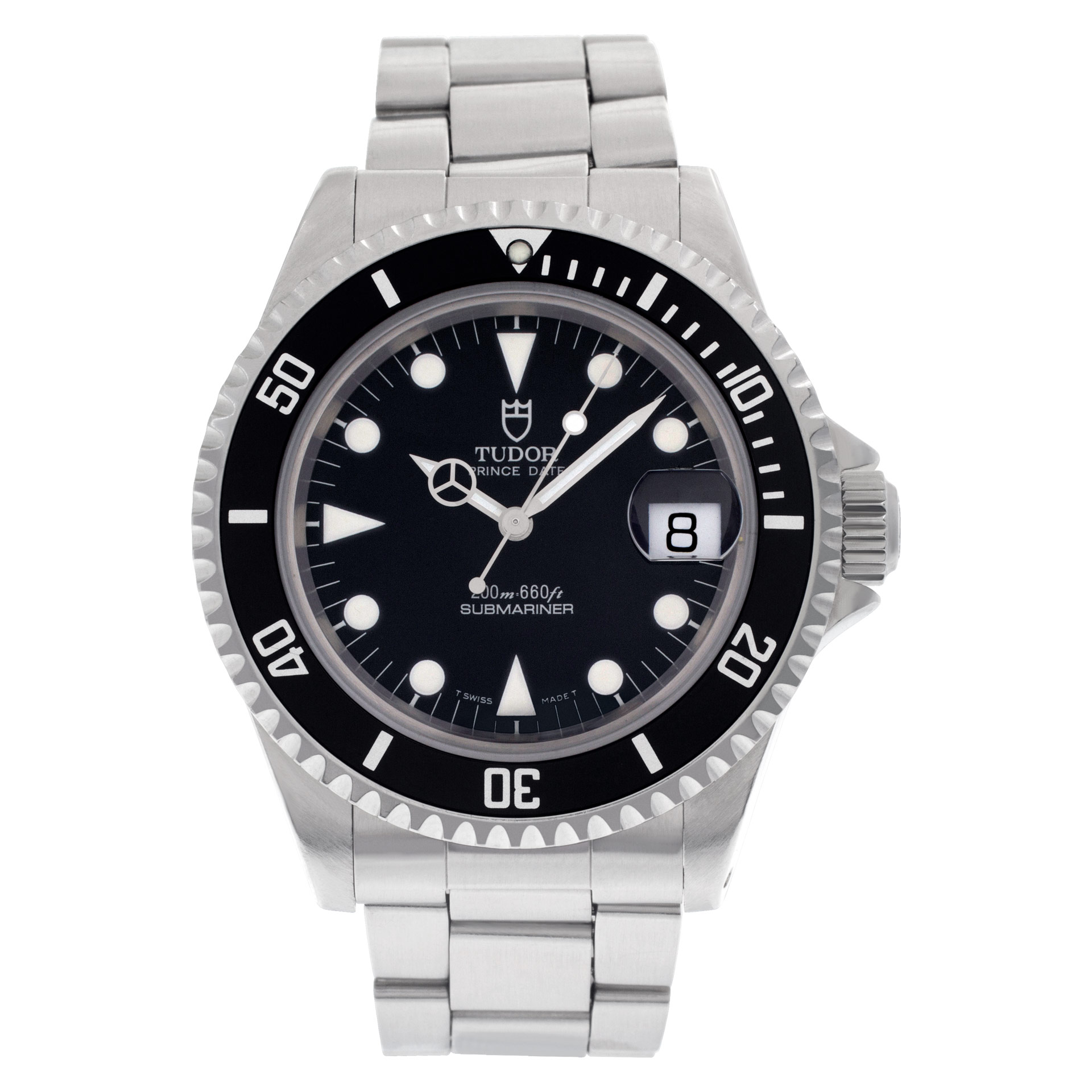 Pre-owned Tudor Prince Date 79190 stainless steel 39mm auto