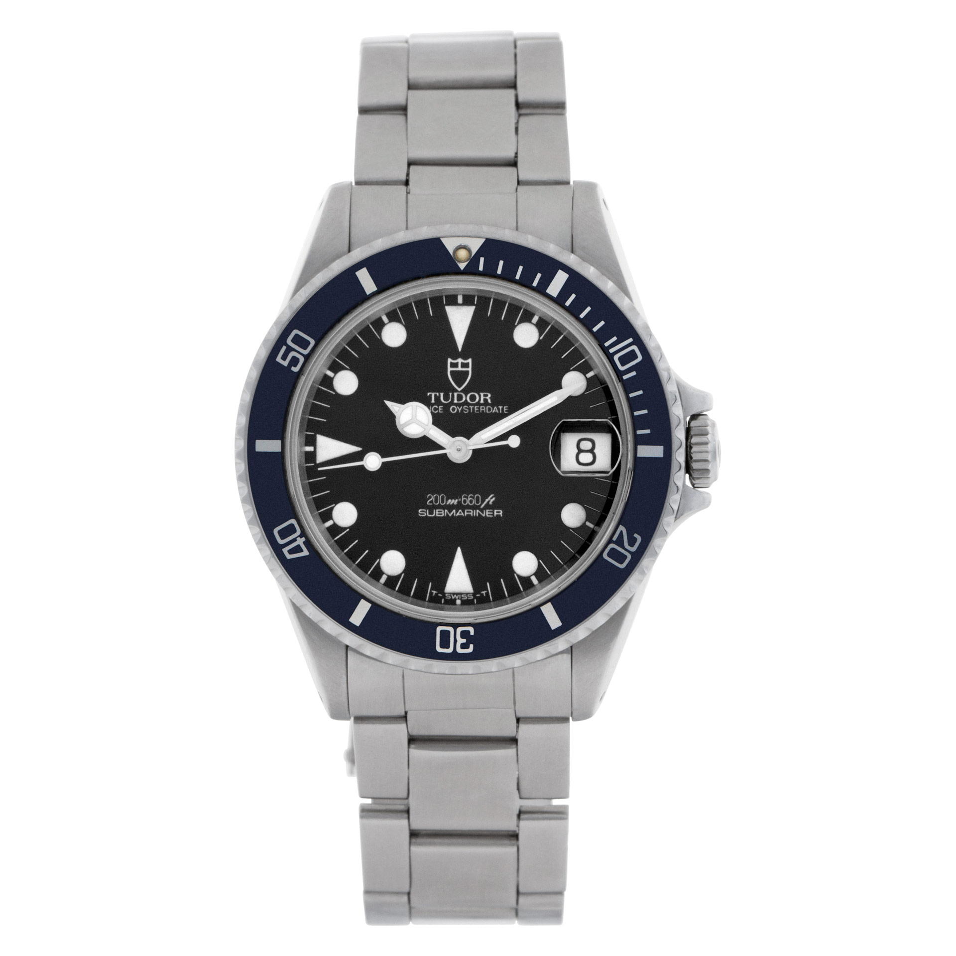Pre-owned Tudor Submariner T75090 stainless steel 36mm auto