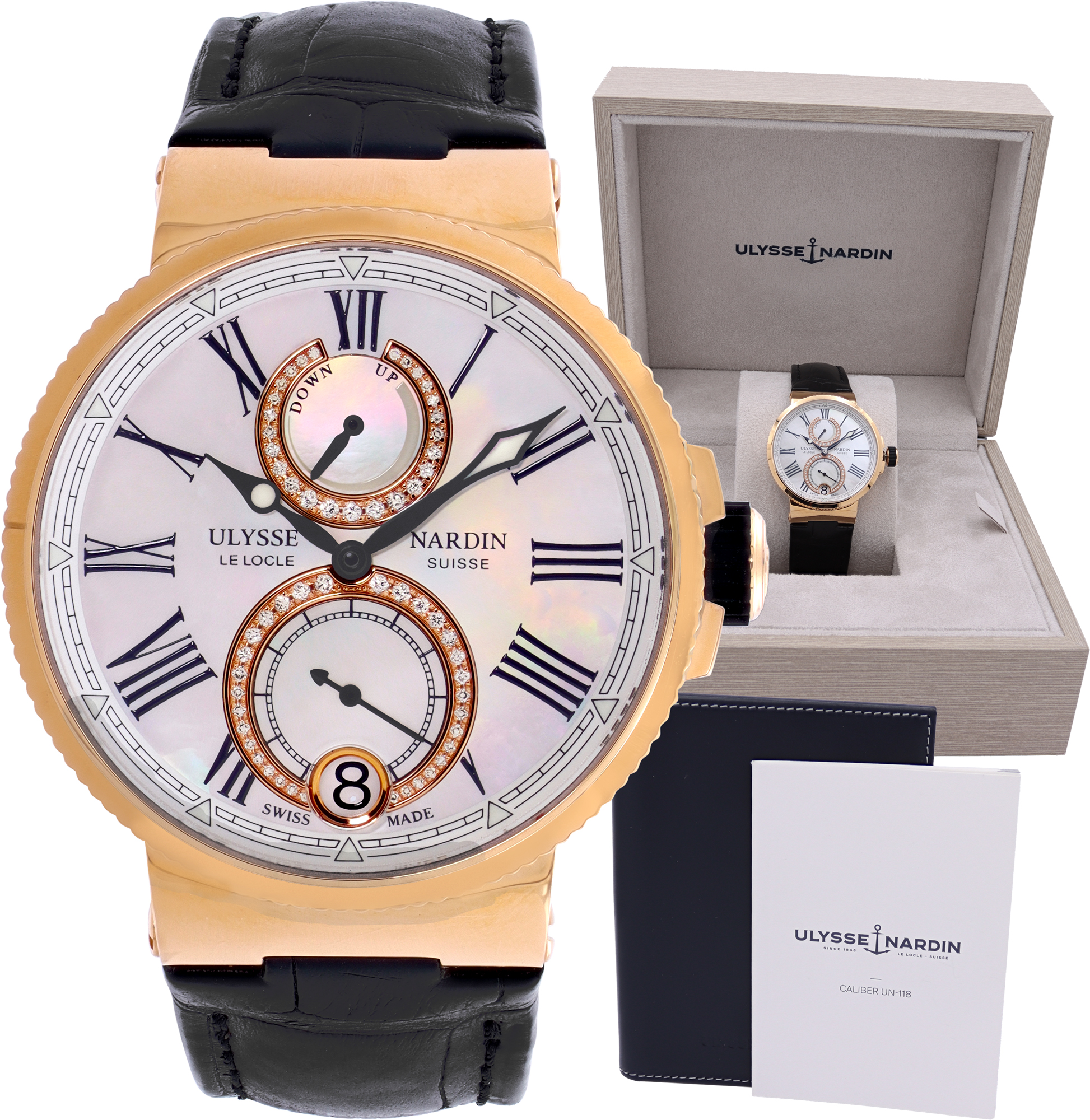 Ulysse Nardin Marine 39mm 1182-160/490 W530203 \_p