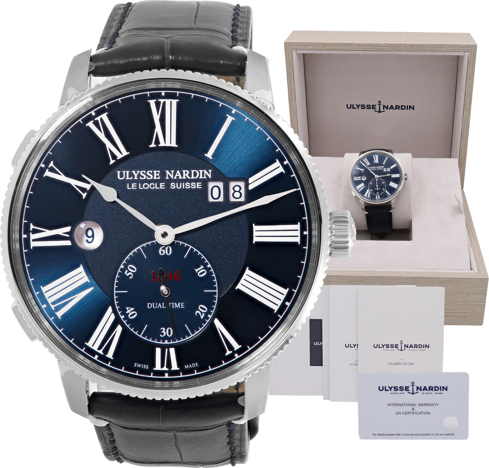 Ulysse Nardin Marine 43mm 1183-310-3/43 W530495 \_p