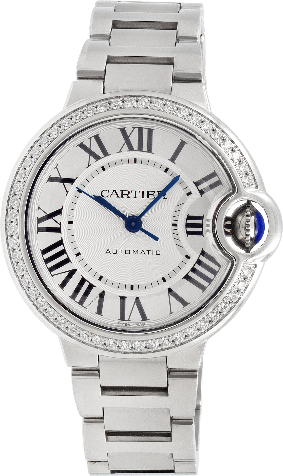 Unused Cartier Ballon Bleu 33mm W4BB0023 W530410