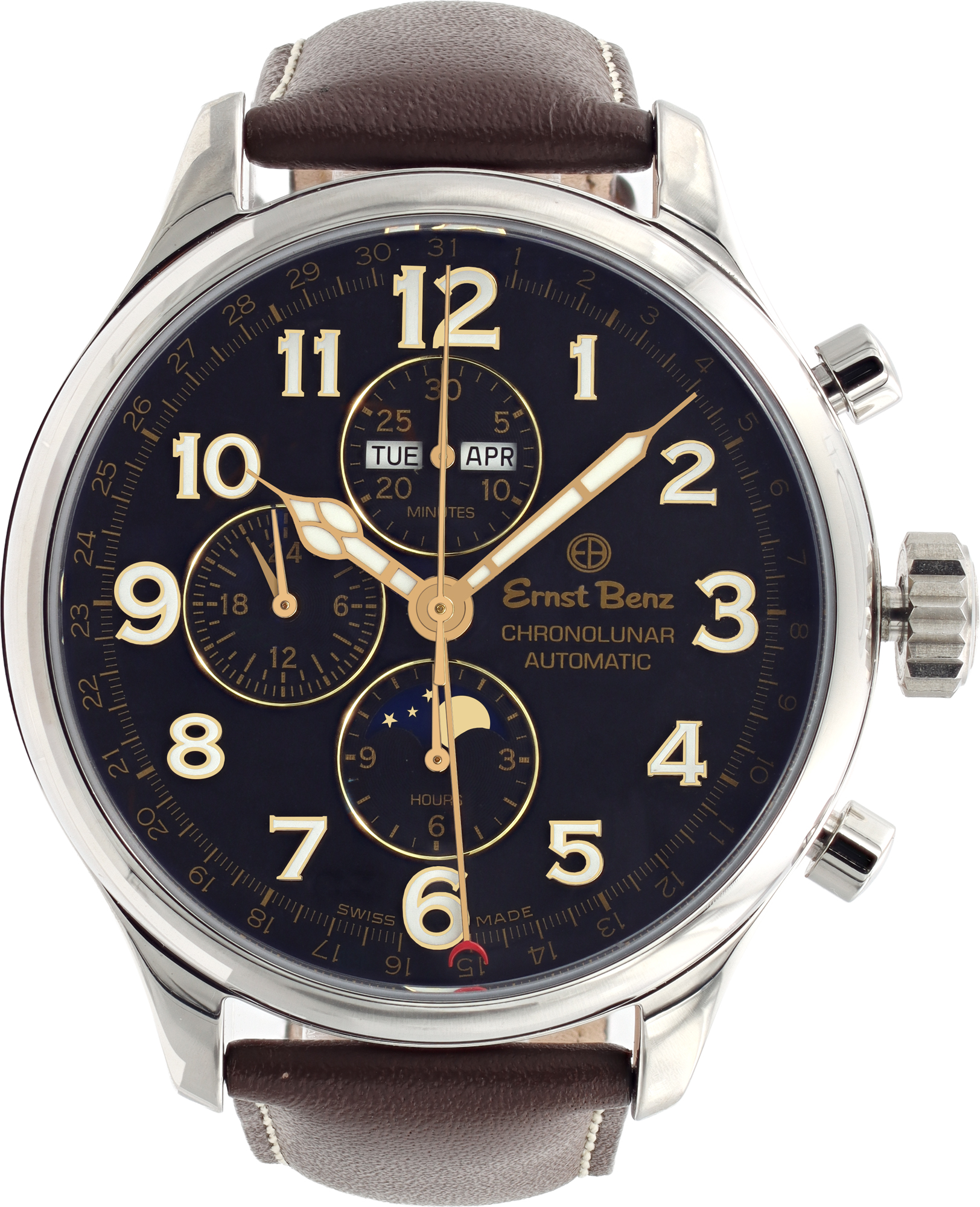 Unused Ernst Benz Chronolunar 47mm GC10383 W529994