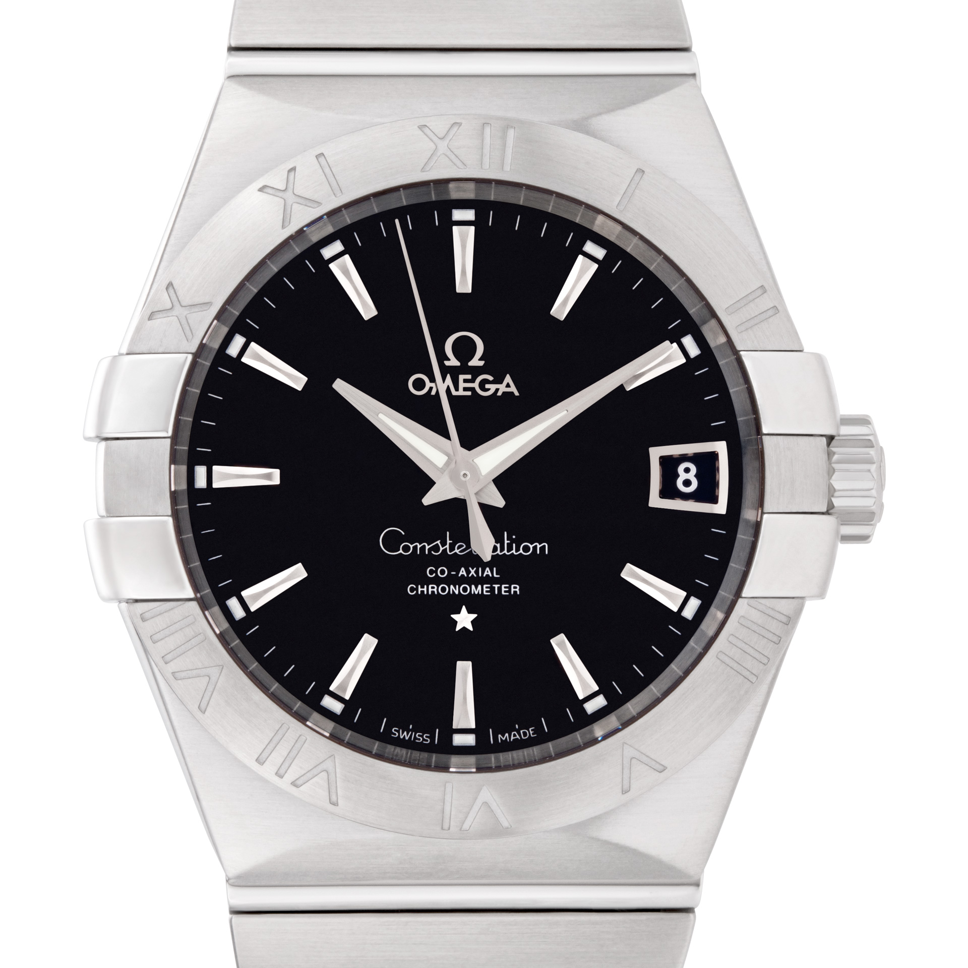 Omega Constellation 123.10.38.21.01.001 Stainless Steel Black