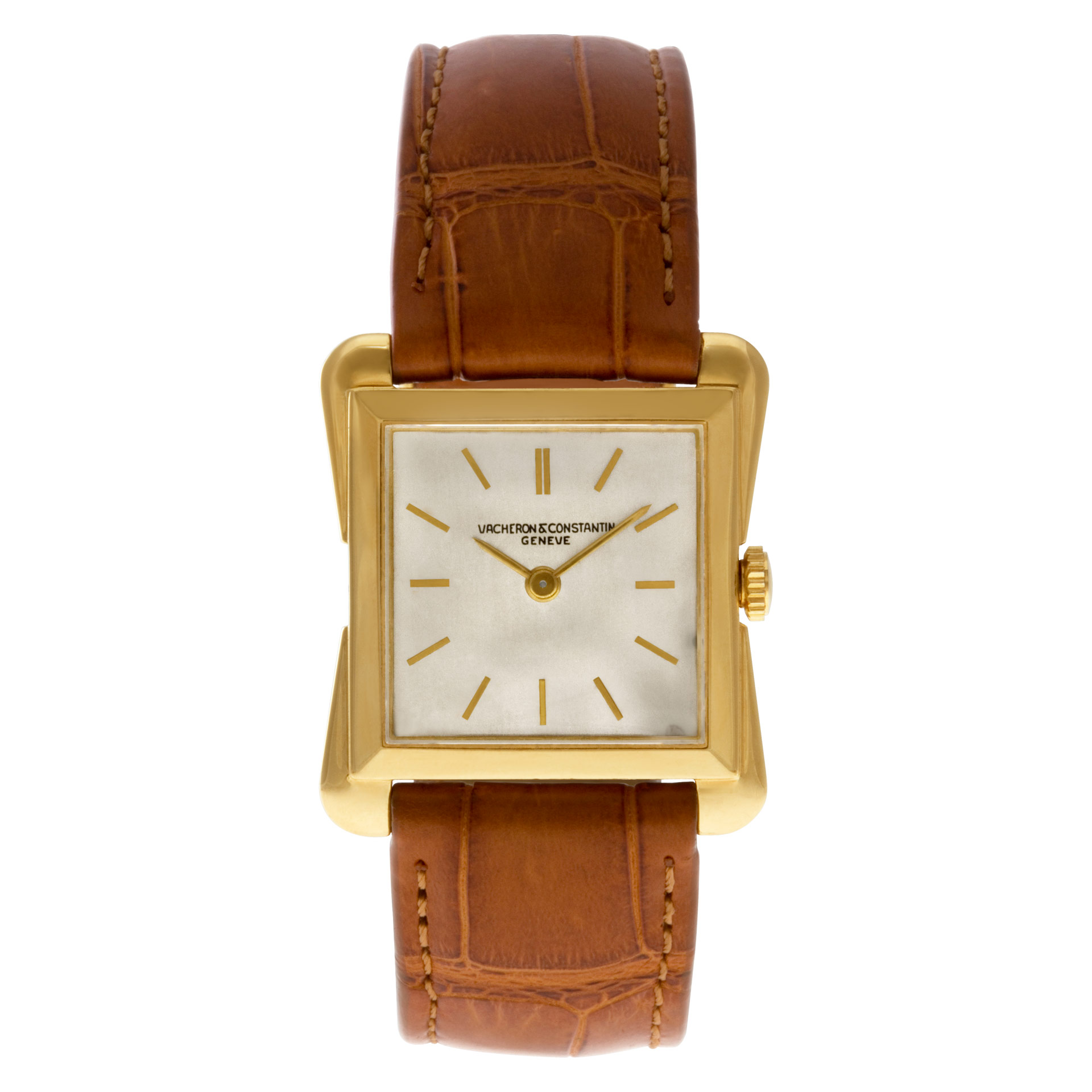 Pre-owned Vacheron Constantin Toledo 4963 18k Cream dial |