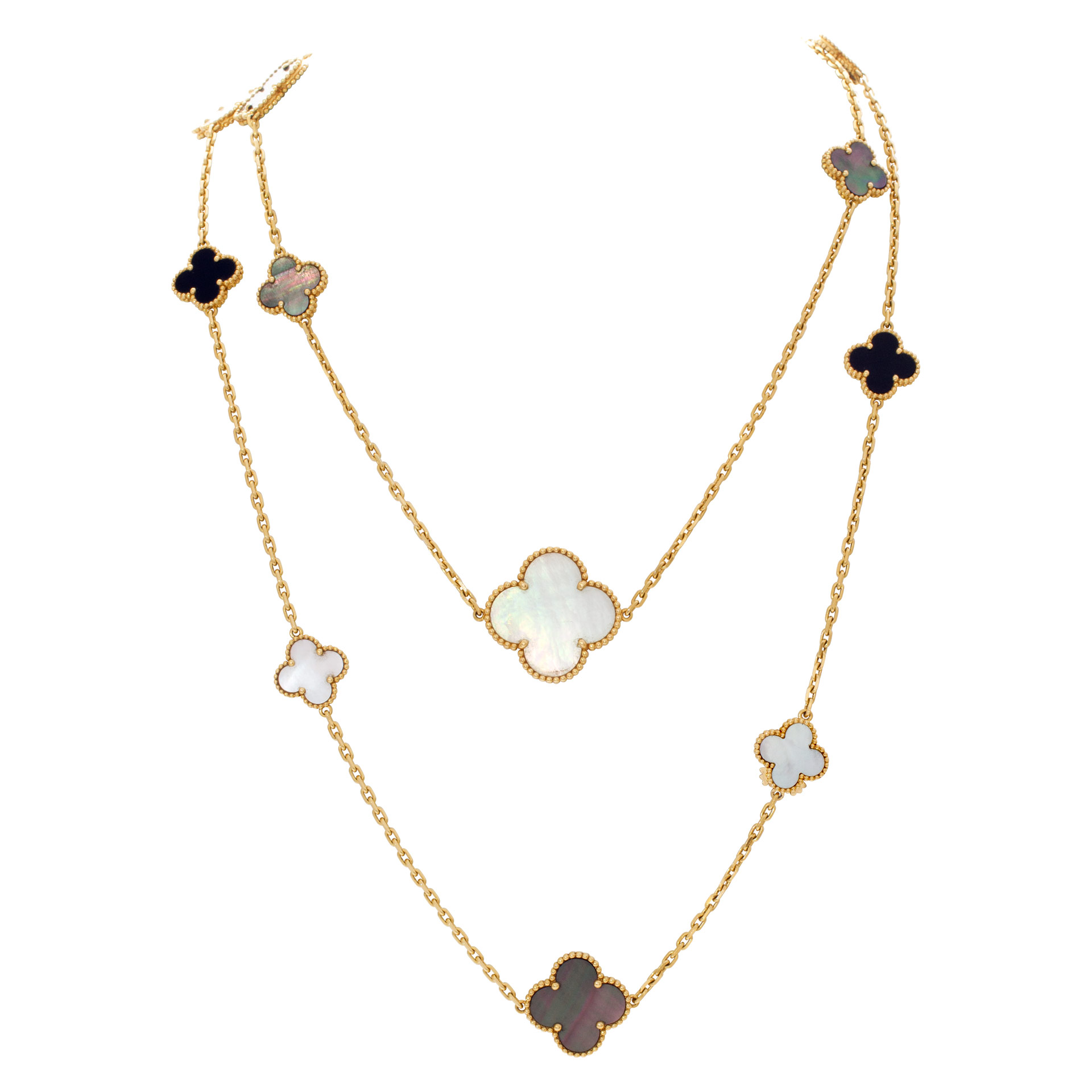 Van Cleef & Arpels Magic Alhambra Long Necklace | Gray & Sons Jewelers