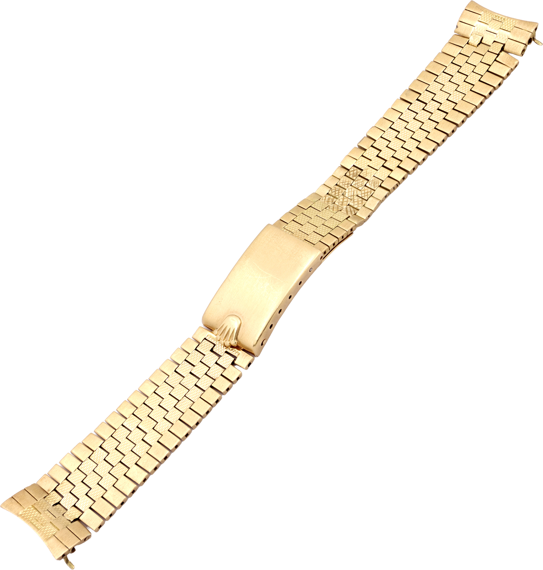 Vintage Rolex link bracelet in 18k yellow gold from 1958