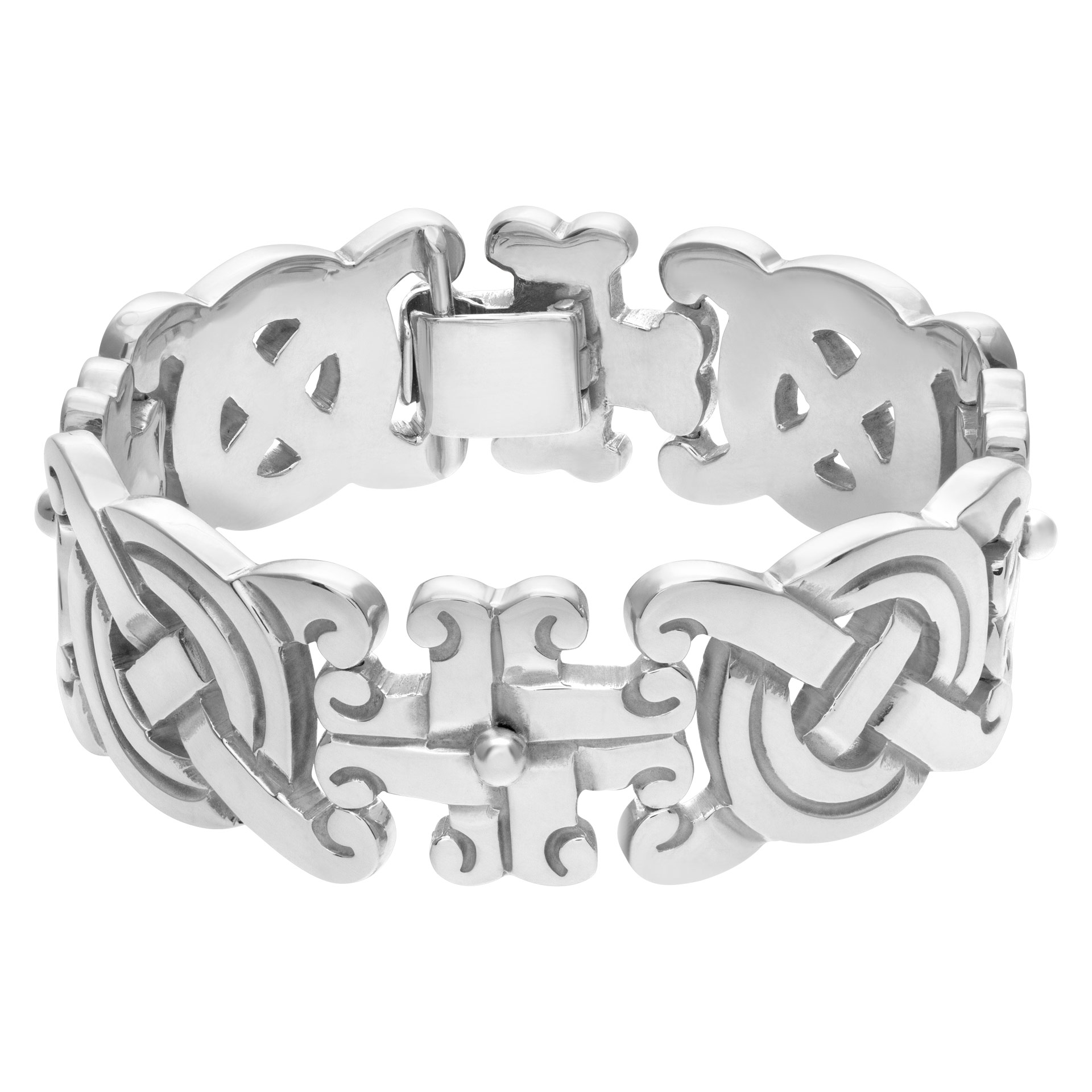 アクセサリー Mexican Taxco Silver Bracelet William Spratling Taxco Designer 'Mexican Bracelet' in sterling