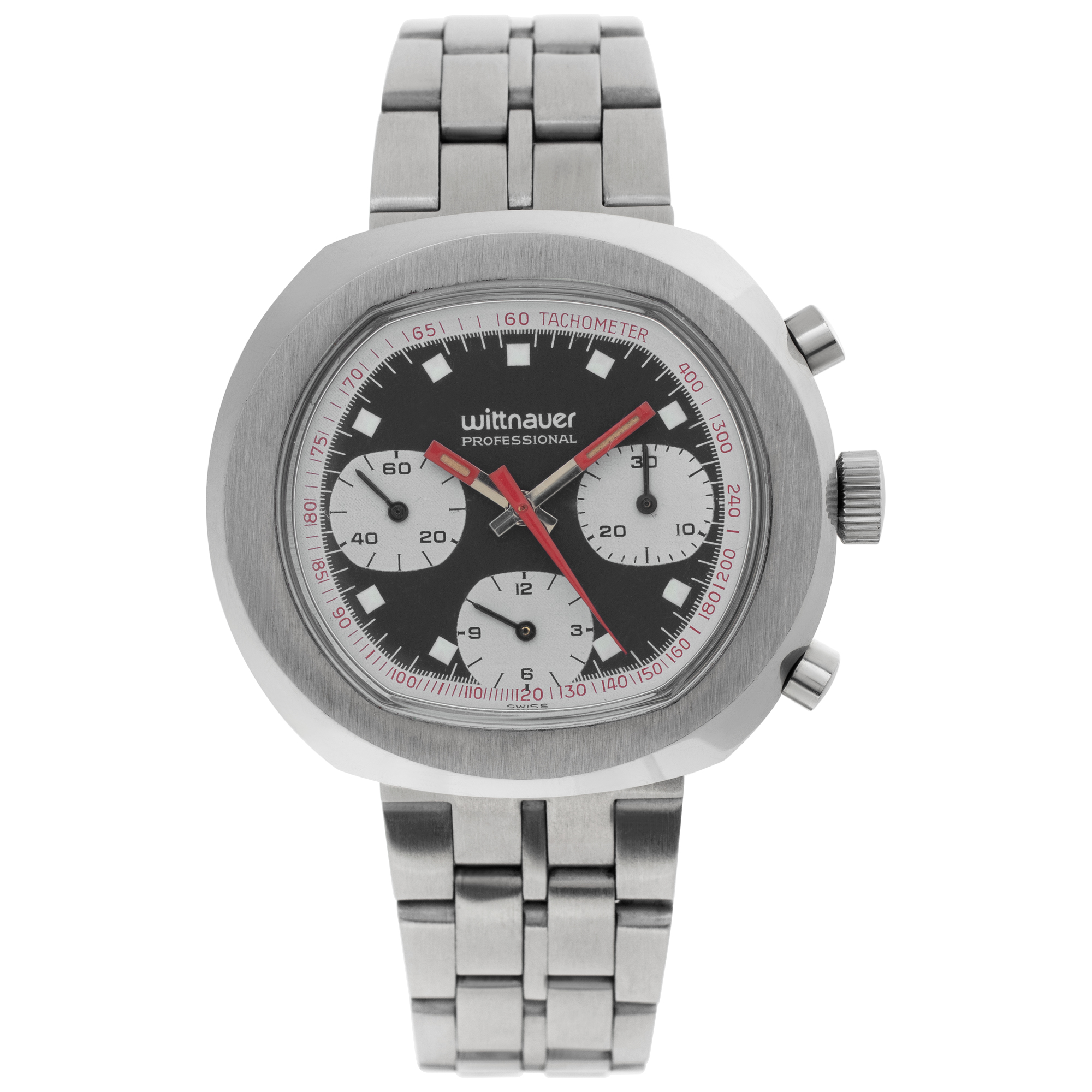 Used Wittnauer Vintage 5010 stainless steel 40mm Manual watc