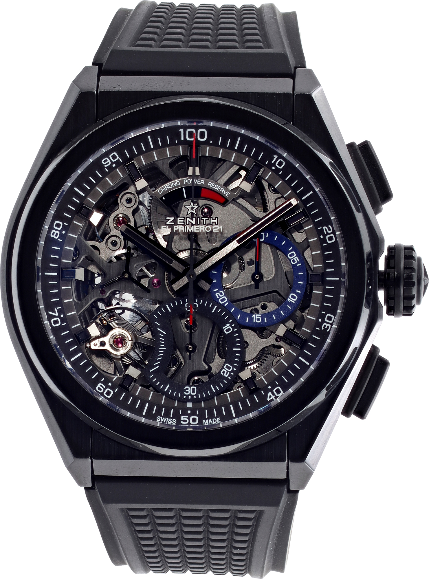 Pre-owned Zenith El Primero 49.9000.9004 Black Ceramic | Gray & Sons