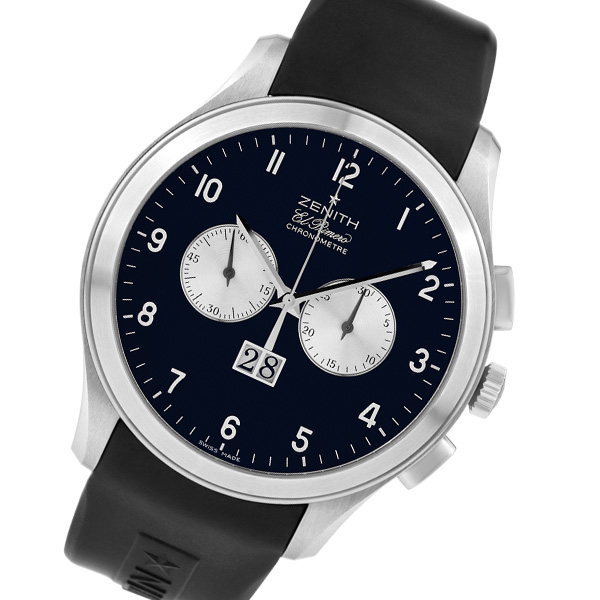Preowned Zenith Grande Class 03.0520.4010 stainless steel