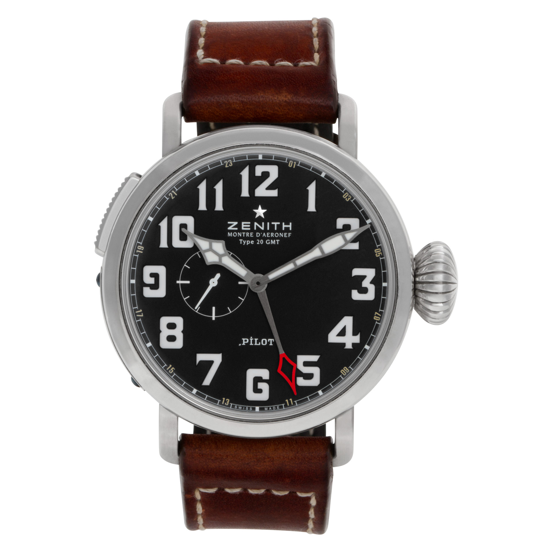 Preowned Zenith Pilot Montre D'Aeronef 