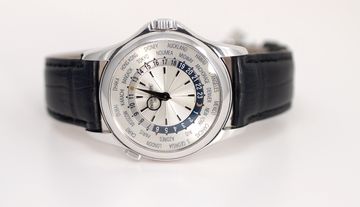 Patek Philippe world-time watch with city ring and map dial