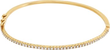 18K Gold Diamond Bangle with 0.61 CT G-H VS-SI Diamonds Bracelet Collection