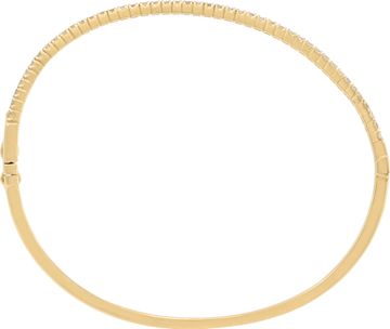18K Gold Diamond Bangle with 0.61 CT G-H VS-SI Diamonds