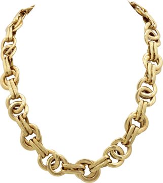 18k yellow gold necklace