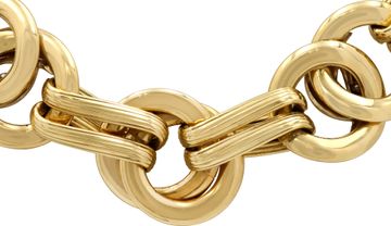 18k yellow gold necklace