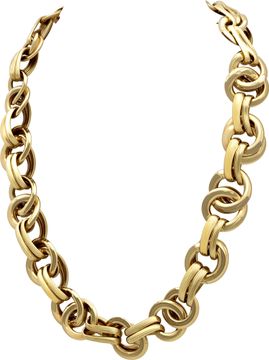 18k yellow gold necklace