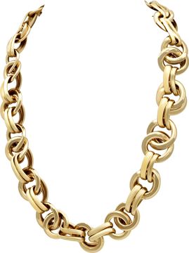 18k yellow gold necklace