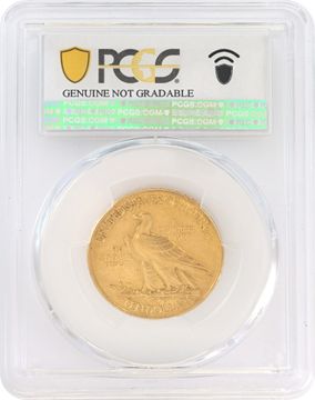 1911 $10 Indian Head Gold Coin. Coin contains 0.48 oz of pure gold.