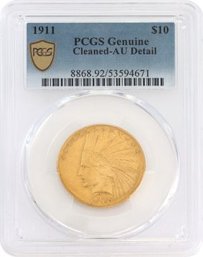 1911 $10 Indian Head Gold Coin. Coin contains 0.48 oz of pure gold. 1911 $10 Indian Head Gold Coin Jewelry Collection