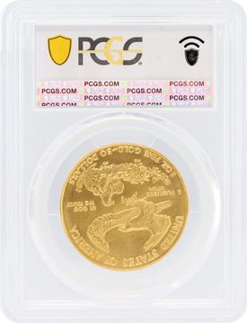 1991 $50 Gold American Eagle Coin contains 1 OZ of fine gold. PCGS MS69
