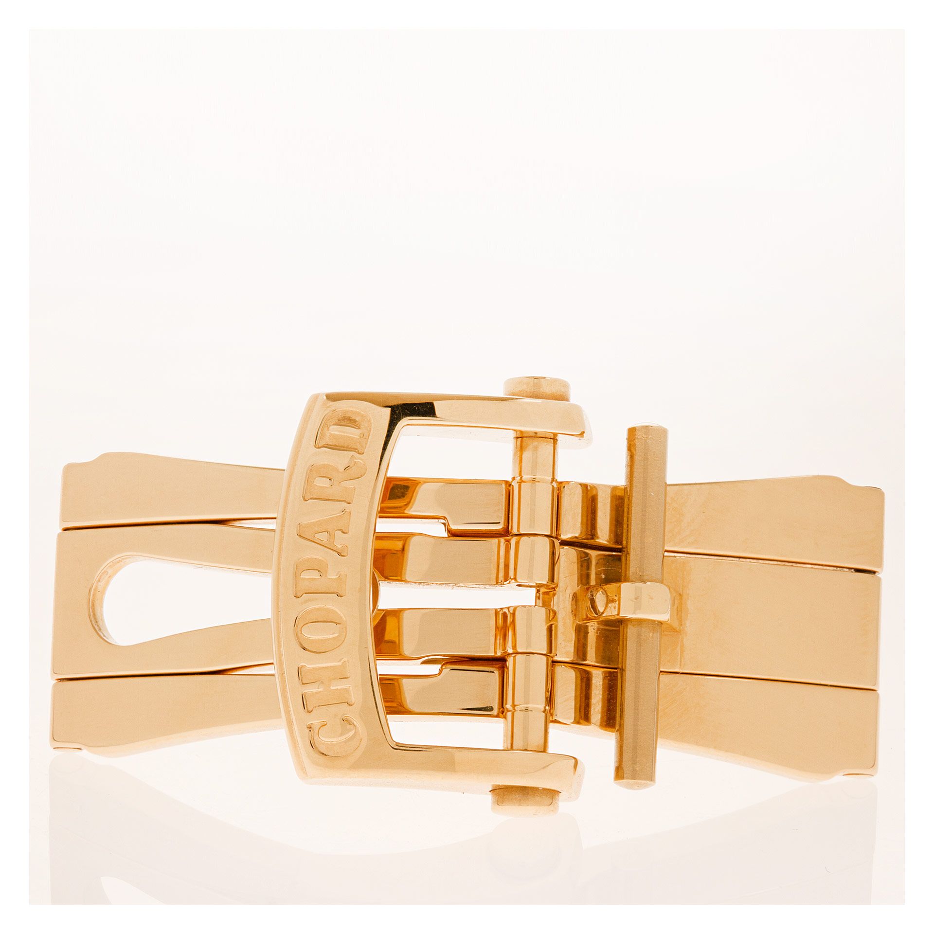 22mm Chopard 18k gold deployant buckle