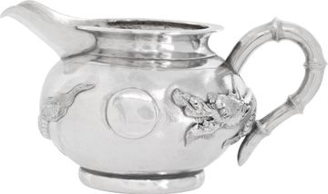 3 piece silver tea set from china