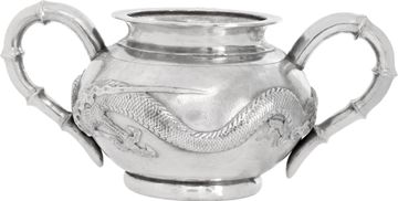 3 piece silver tea set from china