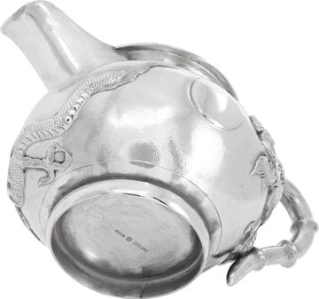 3 piece silver tea set from china