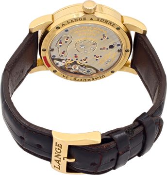 A. Lange & Sohne Lange 1 101.021 18k Yellow Gold mm Manual watch