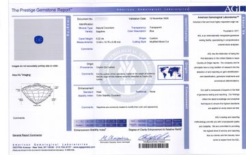 AGL certified Ceylon (Sri Lanka) blue sapphire ring 8.22-carat sapphire platinum