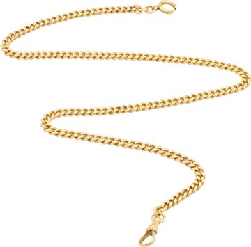 Antique Pocket Watch chain in 14k yellow gold