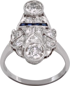 Art Deco Diamond Ring in platinum Art Deco Diamond Ring in platinum Ring Collection