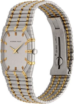 Audemars Piguet Bamboo 5620ca 18k White & Yellow Gold mm Quartz watch