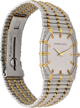 Audemars Piguet Bamboo 5620ca 18k White & Yellow Gold mm Quartz watch