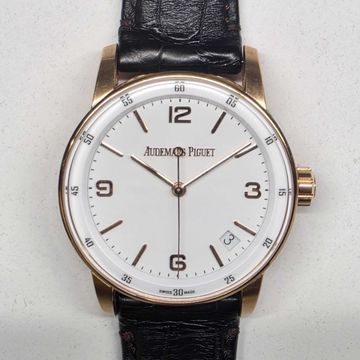 Audemars Piguet Code 11.59 15210OR.OO.A099CR.01 Rose Gold White dial 41mm Auto