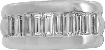 Baguette Diamond Ring In Platinum