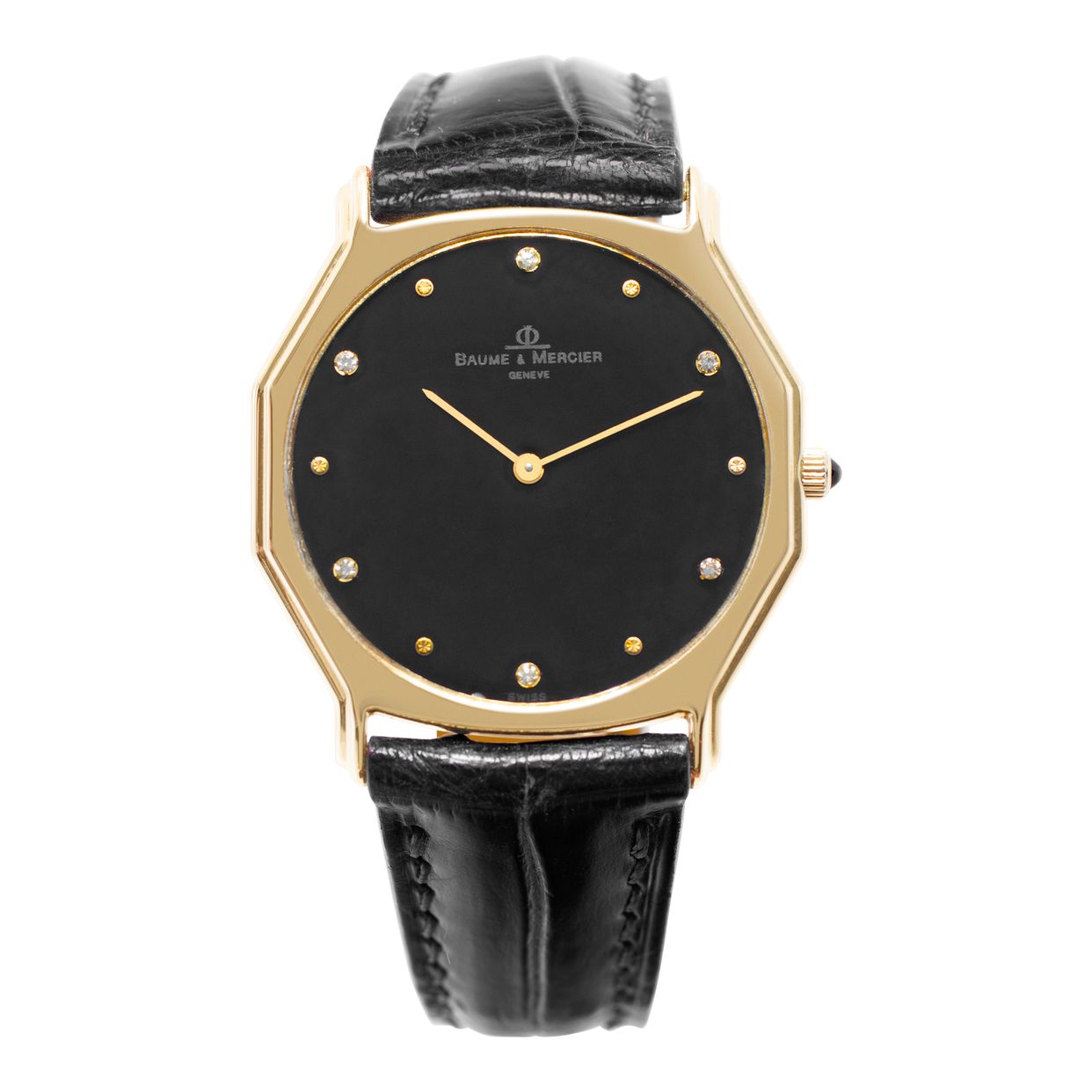 Pre-owned Baume & Mercier Classic 97266 18k 31.5mm Quart |